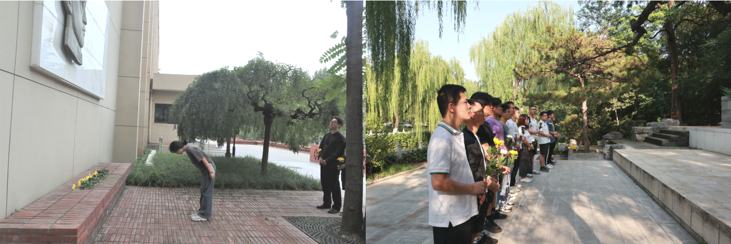 20230918-乐动平台博士生讲师团举行纪念“九·一八”事变现场宣讲活动-校研团-同学们为英烈献花.png