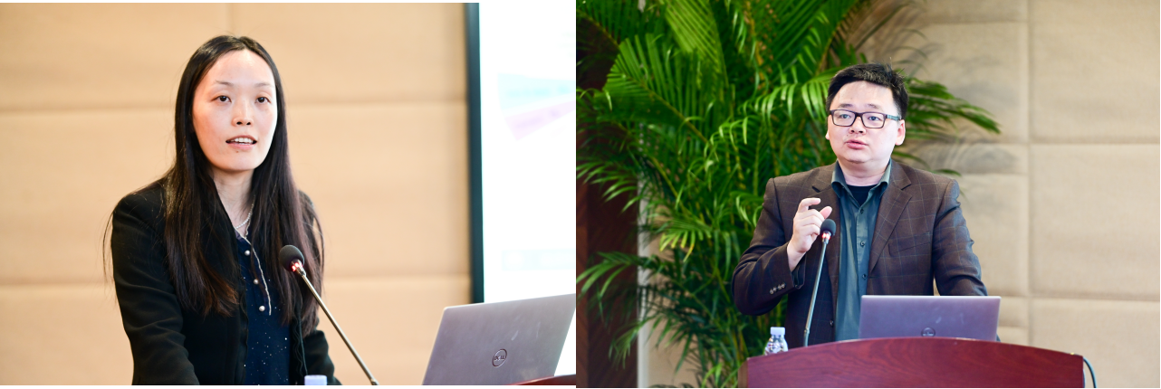 20220407-环境模拟与污染控制国家重点联合实验室学术委员会2021年度工作会议召开-拍摄者未知-刘欢（左）、刘耕源（右）分别作代表性成果汇报.png
