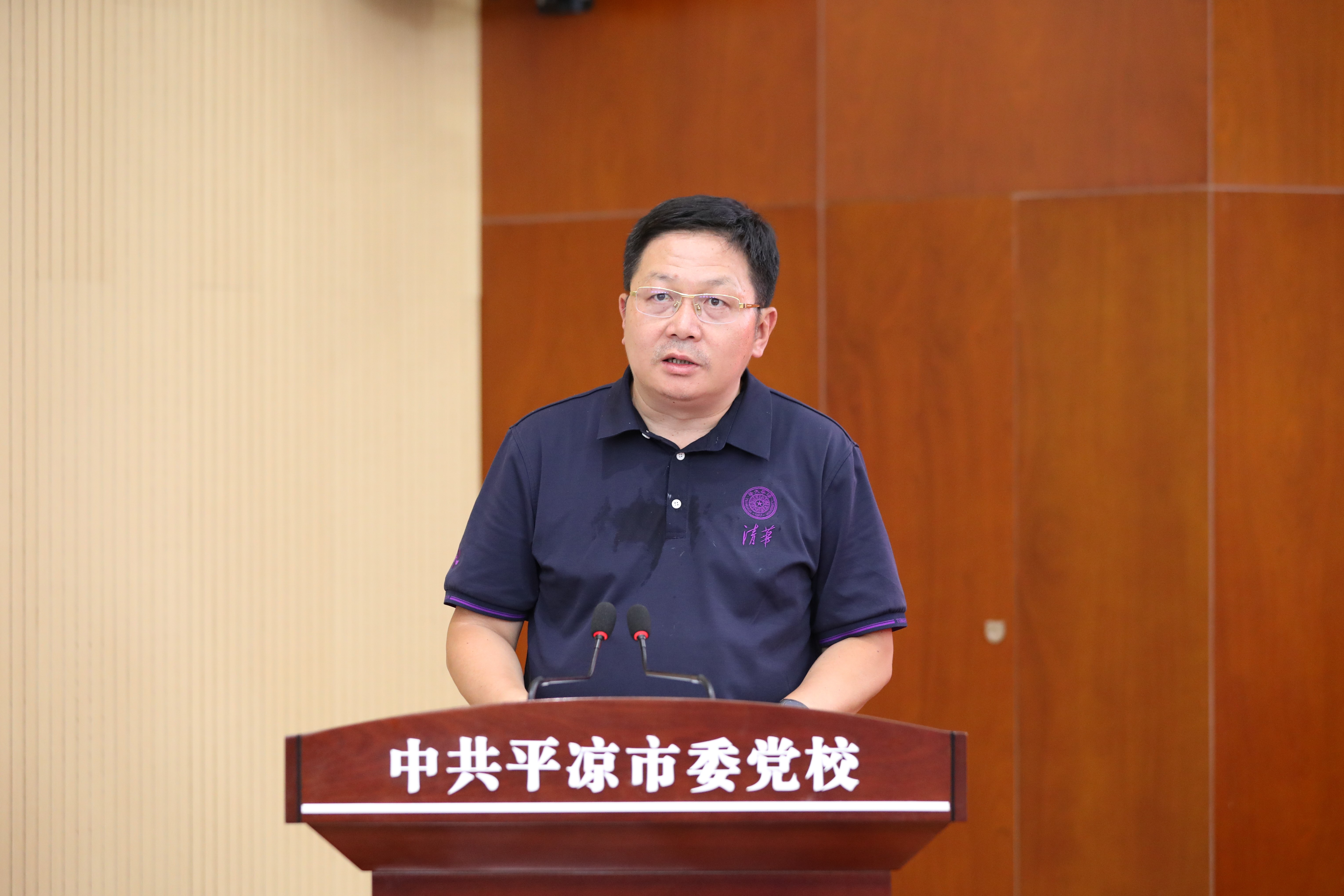 20230710-乐动平台乡村振兴甘肃平凉远程教学站揭牌暨乡村教师护眼灯捐赠仪式  -乐动平台继续教育学院院长刘震讲话-平凉融媒体中心拍摄.jpg