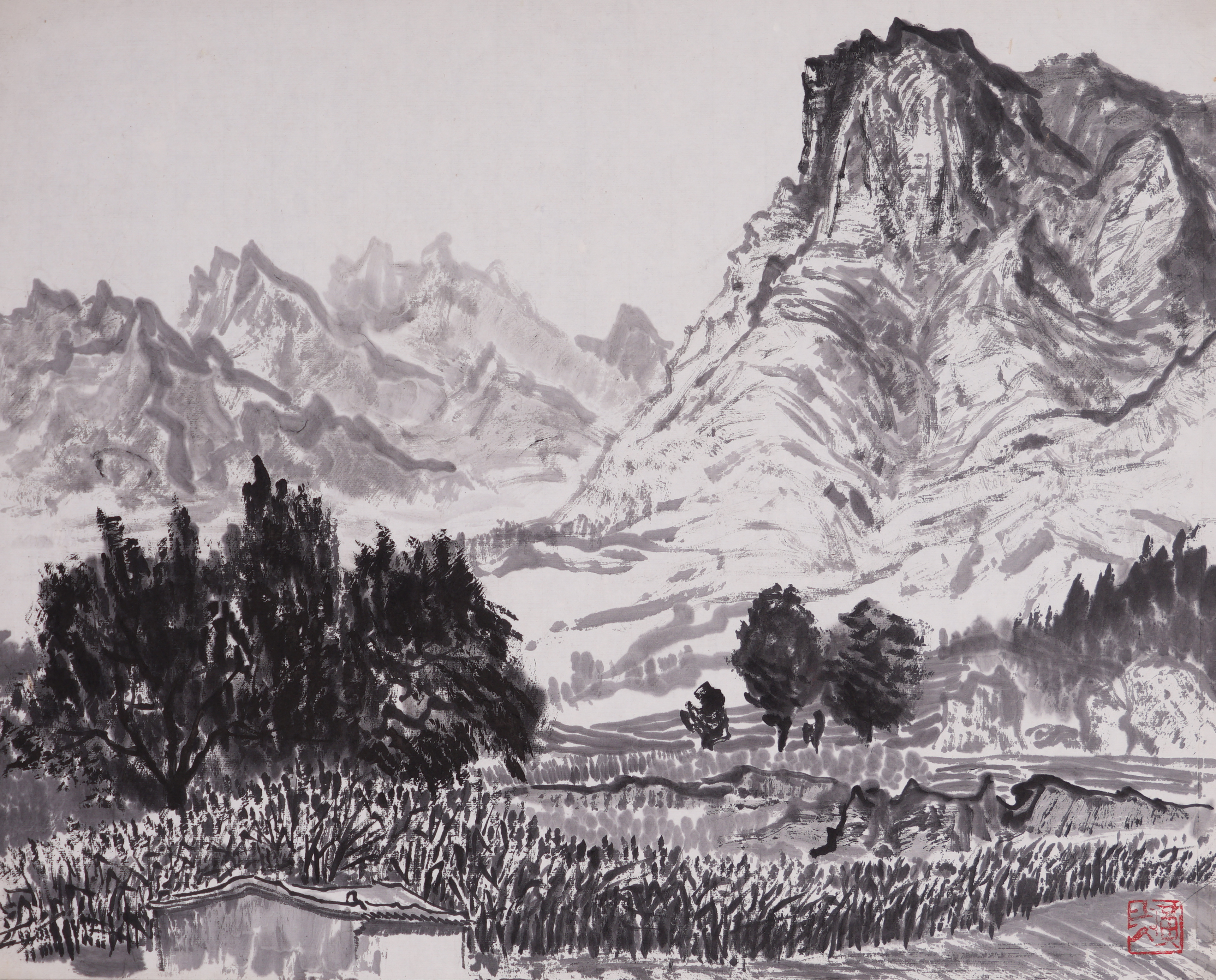 远山图 1995 52×42.jpg undefined