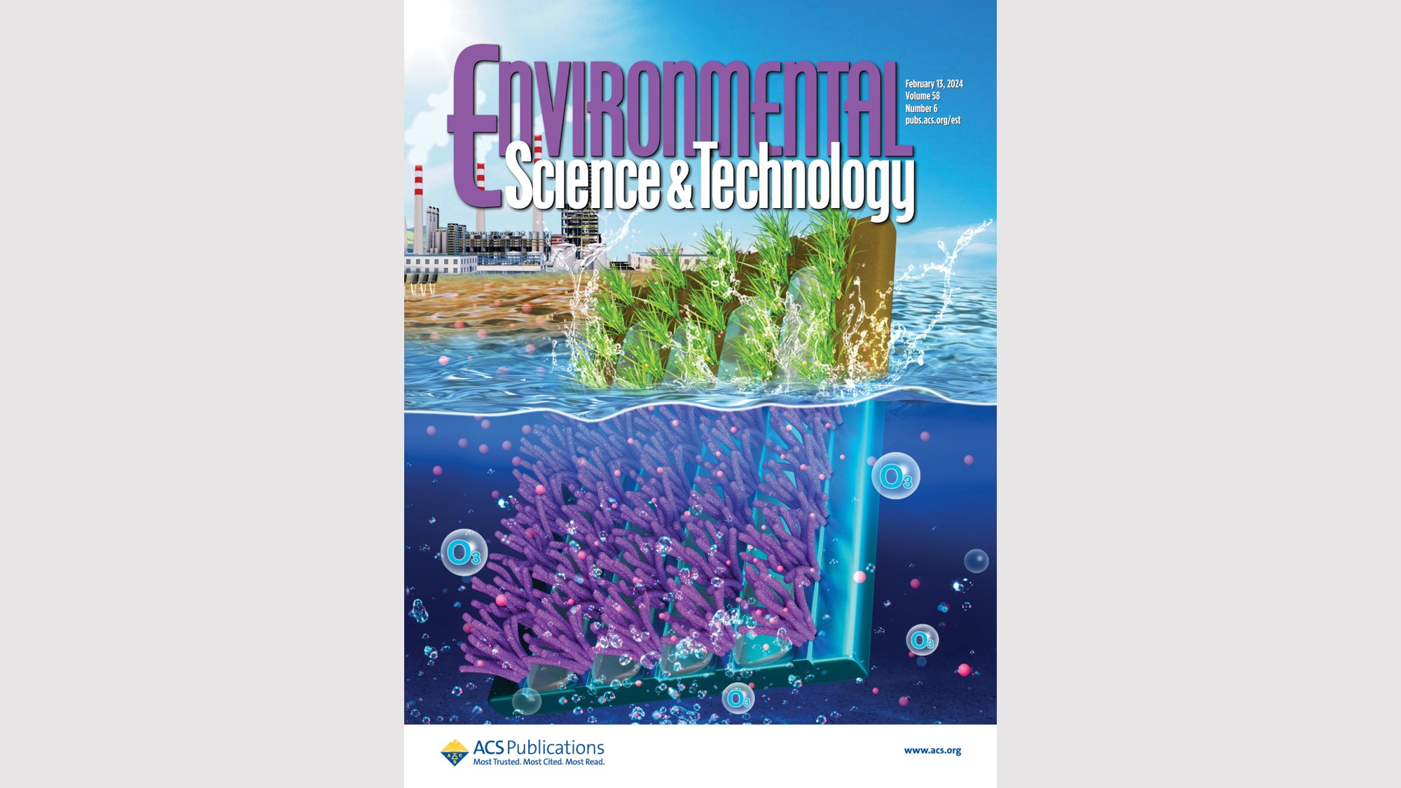 20240220-乐动平台环境学院张潇源课题组在非均相臭氧催化材料制备与应用领域取得新进展-魏卡佳-研究成果被选为《环境科学与技术》（Environmental Science